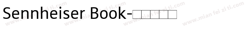 Sennheiser Book字体转换